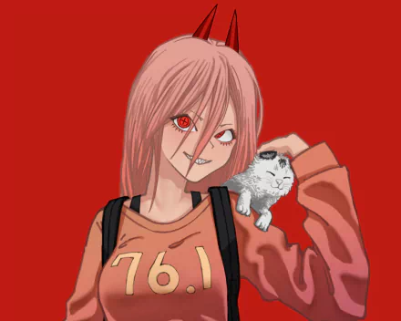 Power (Chainsaw Man) Anime Chainsaw Man HD Desktop Wallpaper | Background Image