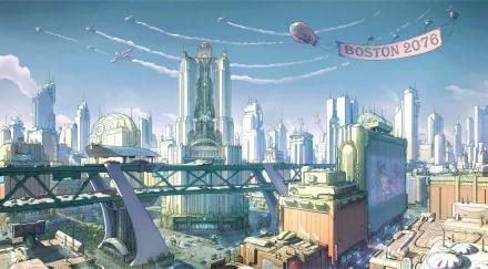  Fallout: Boston 2076 by Ilya Nazarov