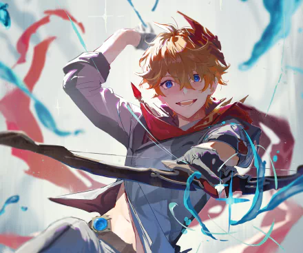 Tartaglia Childe (Genshin Impact) video game Genshin Impact HD Desktop Wallpaper | Background Image