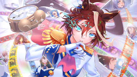 Tokai Teio Anime Uma Musume: Pretty Derby HD Desktop Wallpaper | Background Image