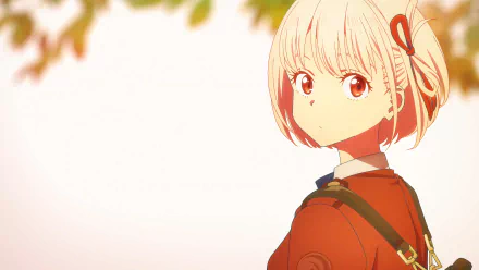 Chisato Nishikigi Anime Lycoris Recoil HD Desktop Wallpaper | Background Image