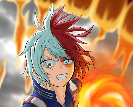 Shoto Todoroki Anime My Hero Academia HD Desktop Wallpaper | Background Image