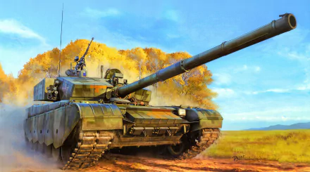 Type 99 military tank HD Desktop Wallpaper | Background Image