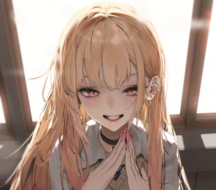 Marin Kitagawa Anime My Dress-Up Darling HD Desktop Wallpaper | Background Image