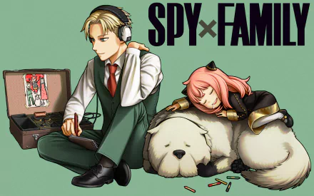 Anya Forger Bond (Spy x Family) Loid Forger Anime Spy x Family HD Desktop Wallpaper | Background Image