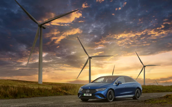 vehicle Mercedes-Benz EQE HD Desktop Wallpaper | Background Image