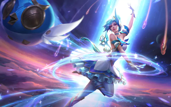 Star Guardians Orianna (League Of Legends) video game League Of Legends HD Desktop Wallpaper | Background Image