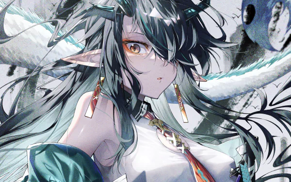 Dusk (Arknights) video game Arknights HD Desktop Wallpaper | Background Image