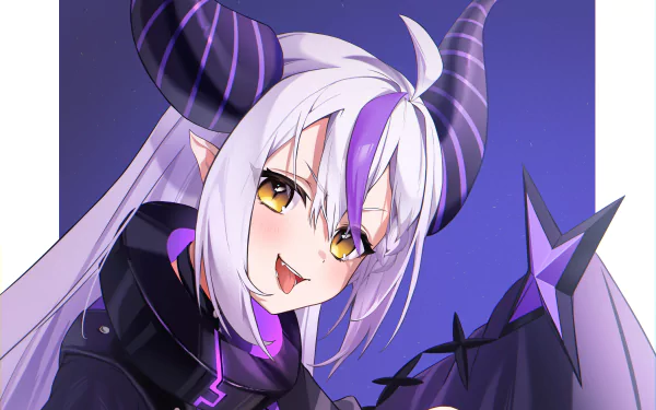 hololive La+ Darknesss (Virtual Youtuber) Anime Virtual Youtuber HD Desktop Wallpaper | Background Image