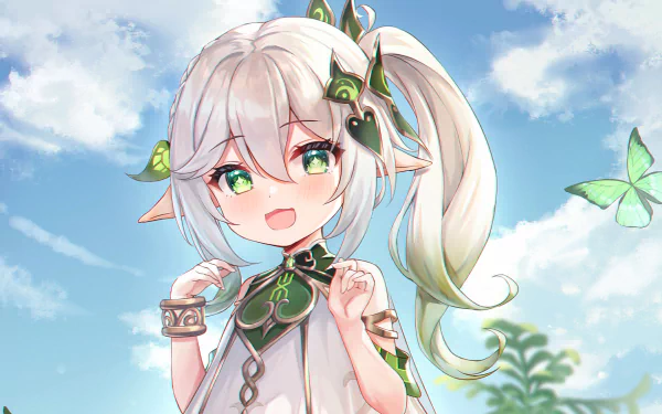 Nahida (Genshin Impact) Lesser Lord Kusanali video game Genshin Impact HD Desktop Wallpaper | Background Image