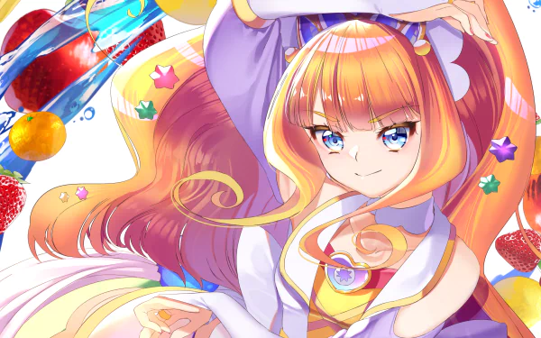 Kasai Amane Cure Finale Anime Delicious Party Precure HD Desktop Wallpaper | Background Image