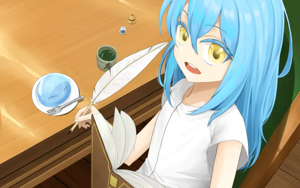 Rimuru Tempest Anime The Slime Diaries HD Desktop Wallpaper | Background Image