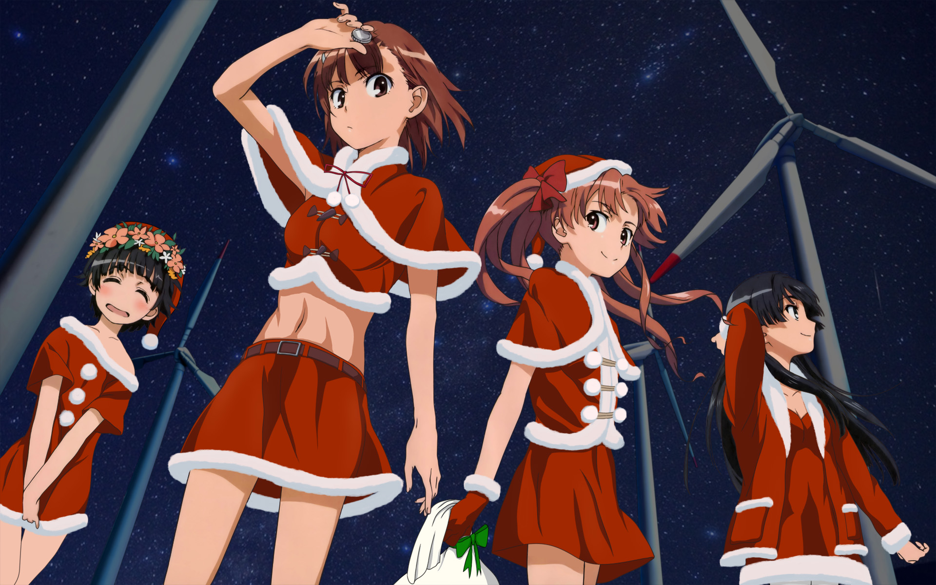 Anime character from A Certain Scientific Railgun, appearing poised and ready.