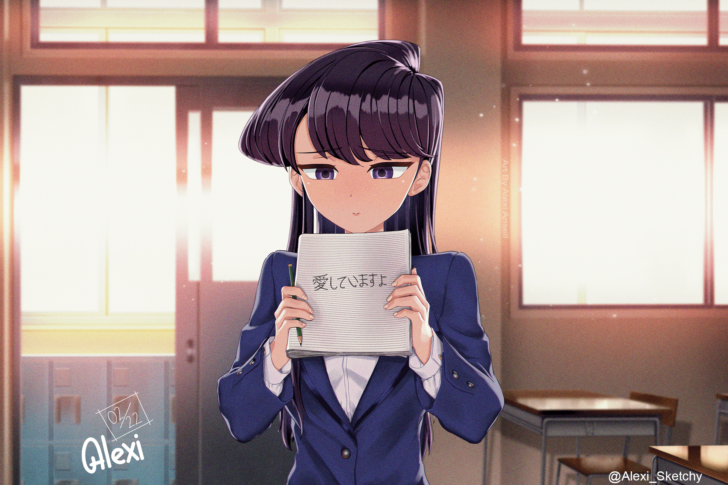 Komi Loves You by Alexi