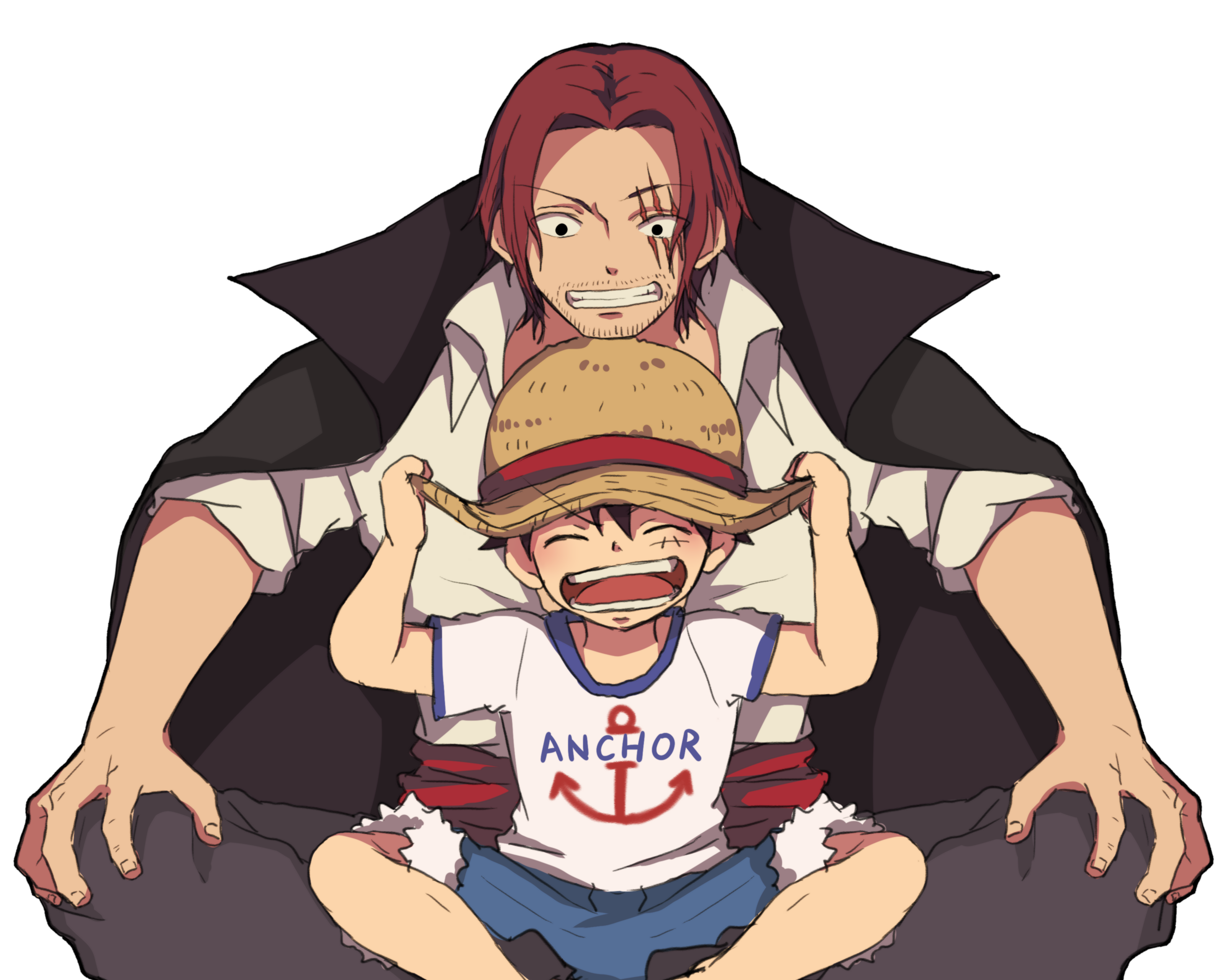 Download Shanks (One Piece) Monkey D. Luffy Anime One Piece HD Wallpaper by  ねんねこ