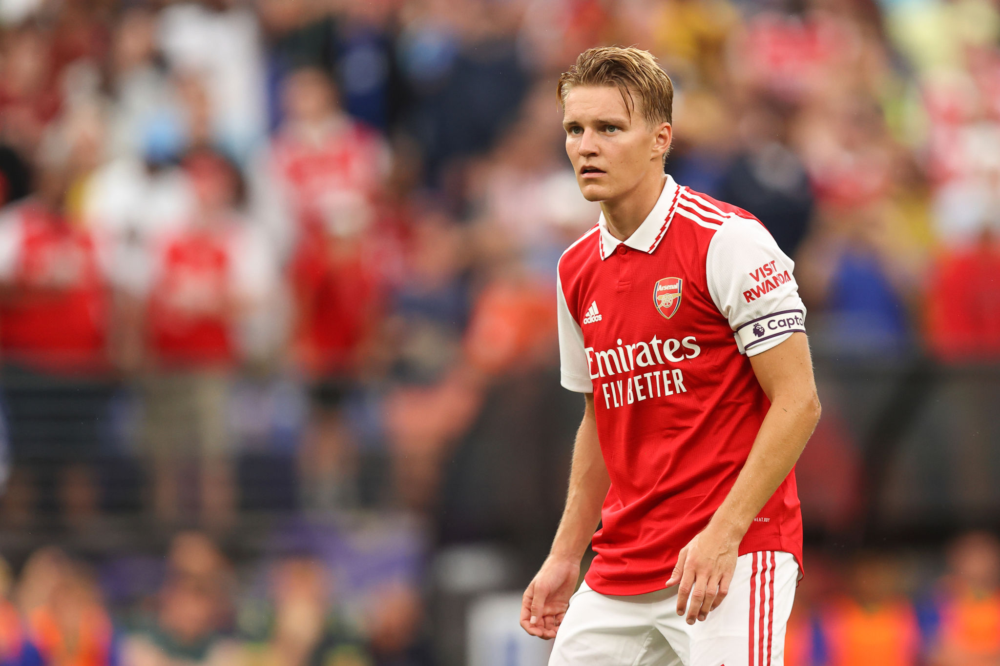 Download Arsenal F.C. Martin Ødegaard Sports HD Wallpaper