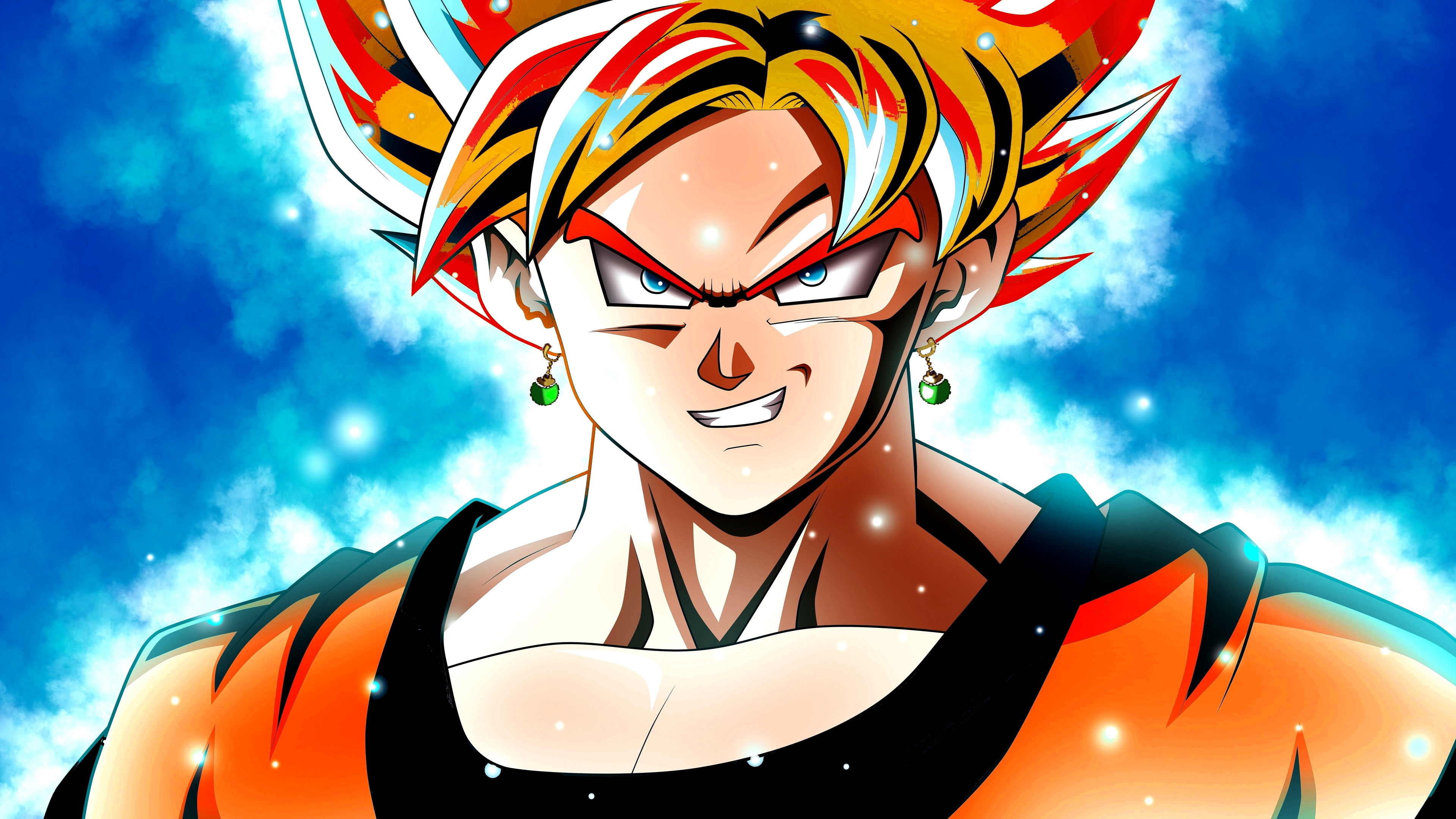 Goku Dragon Ball Super Saiyan Wallpaper 4K