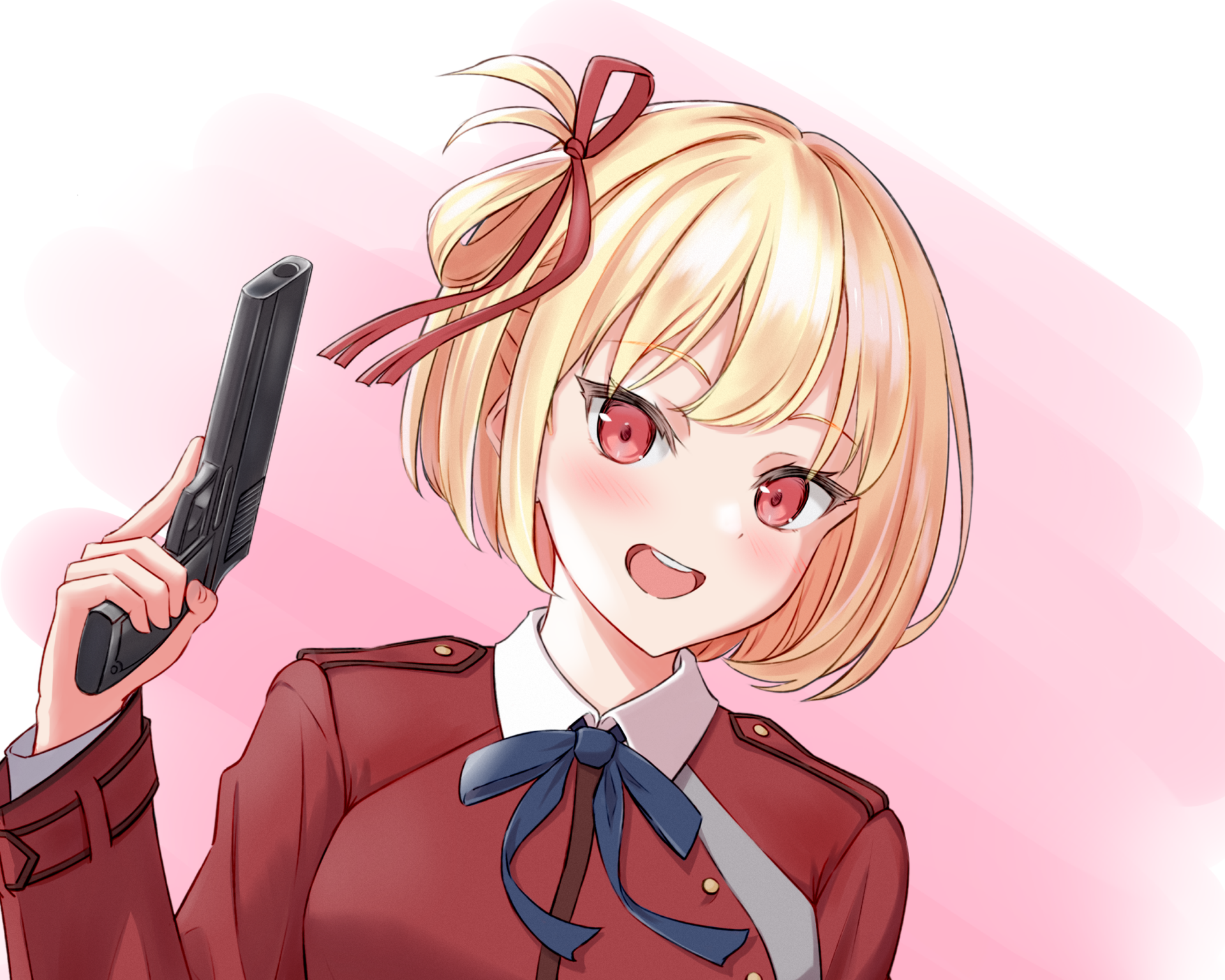 Download Chisato Nishikigi Anime Lycoris Recoil HD Wallpaper by 永遠なる旋律