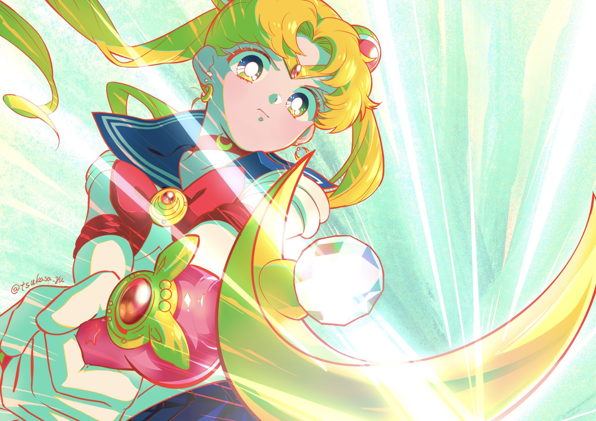 Download Usagi Tsukino Anime Sailor Moon HD Wallpaper