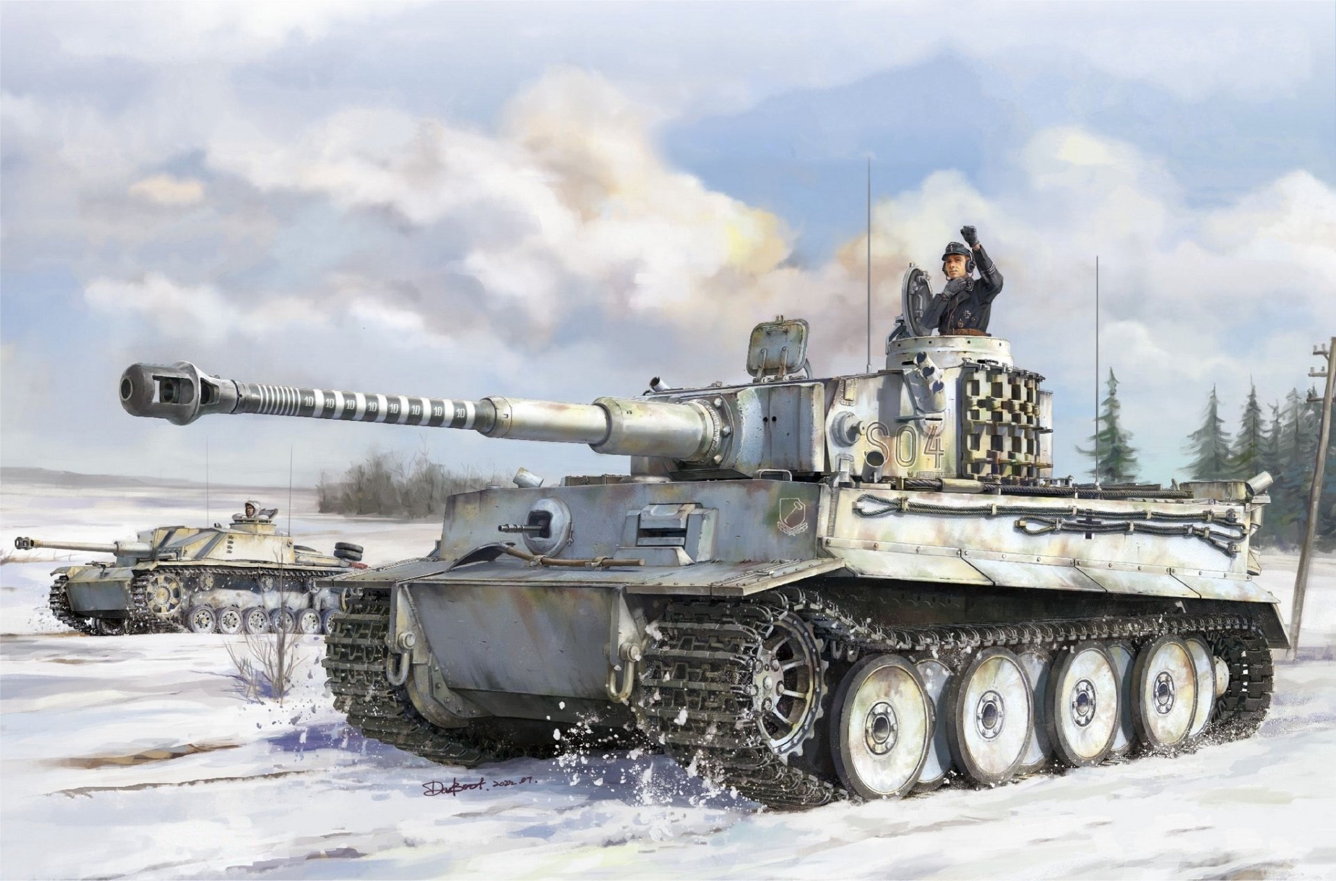 Download Military Tiger I HD Wallpaper by Ju Hesong