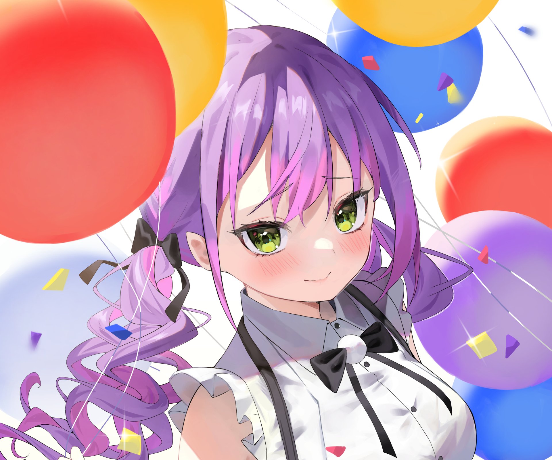 Download Hololive Tokoyami Towa Anime Virtual Youtuber 4k Ultra HD Wallpaper