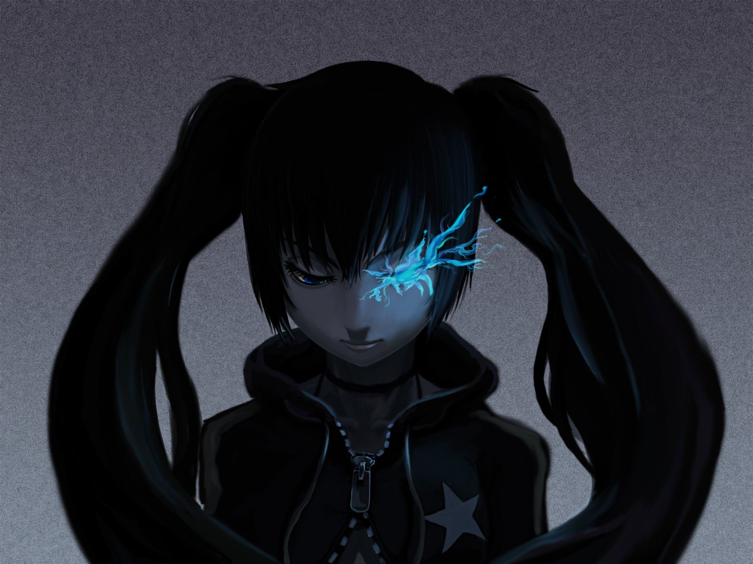 Download Anime Black Rock Shooter Wallpaper