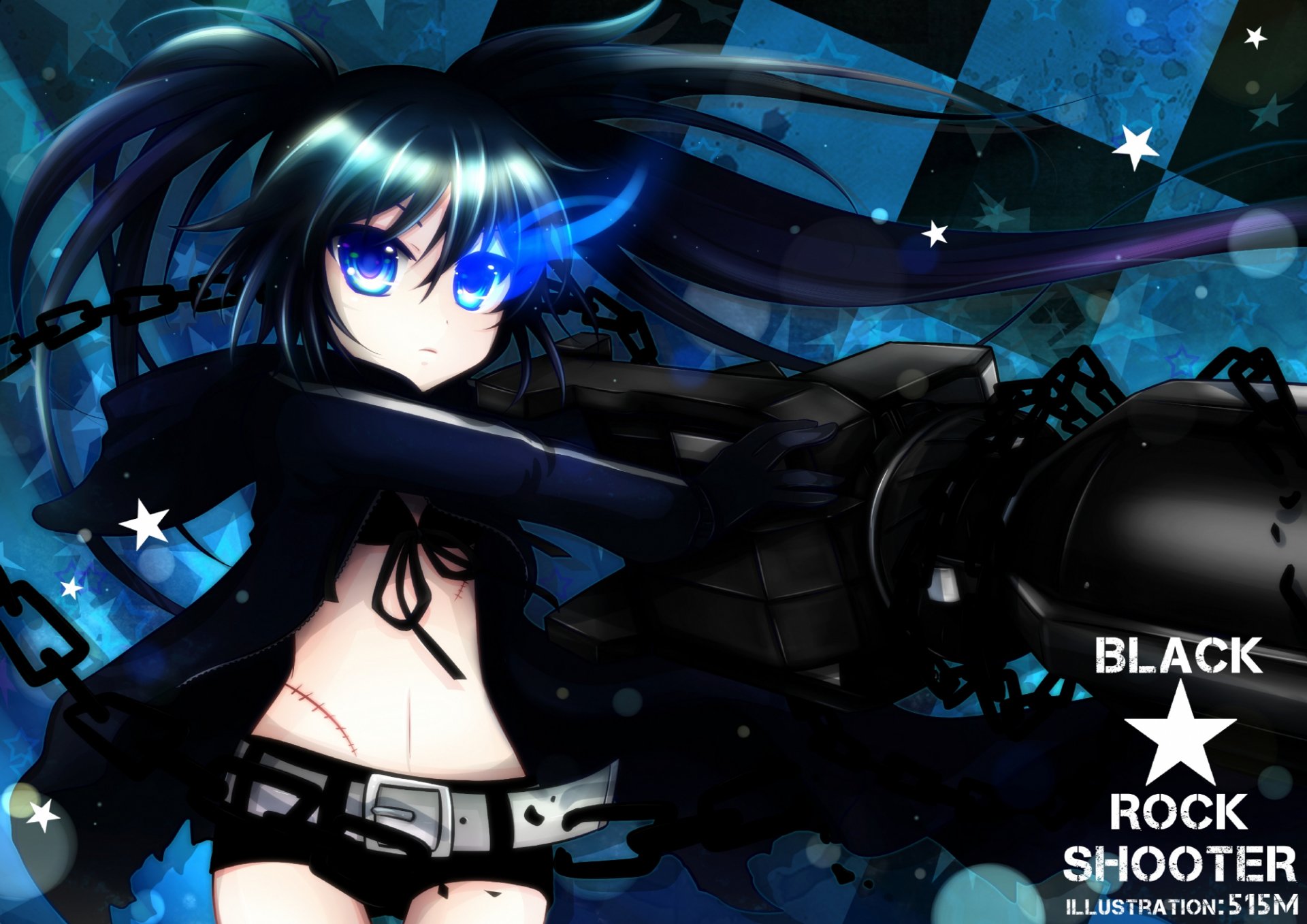 Download Anime Black Rock Shooter HD Wallpaper