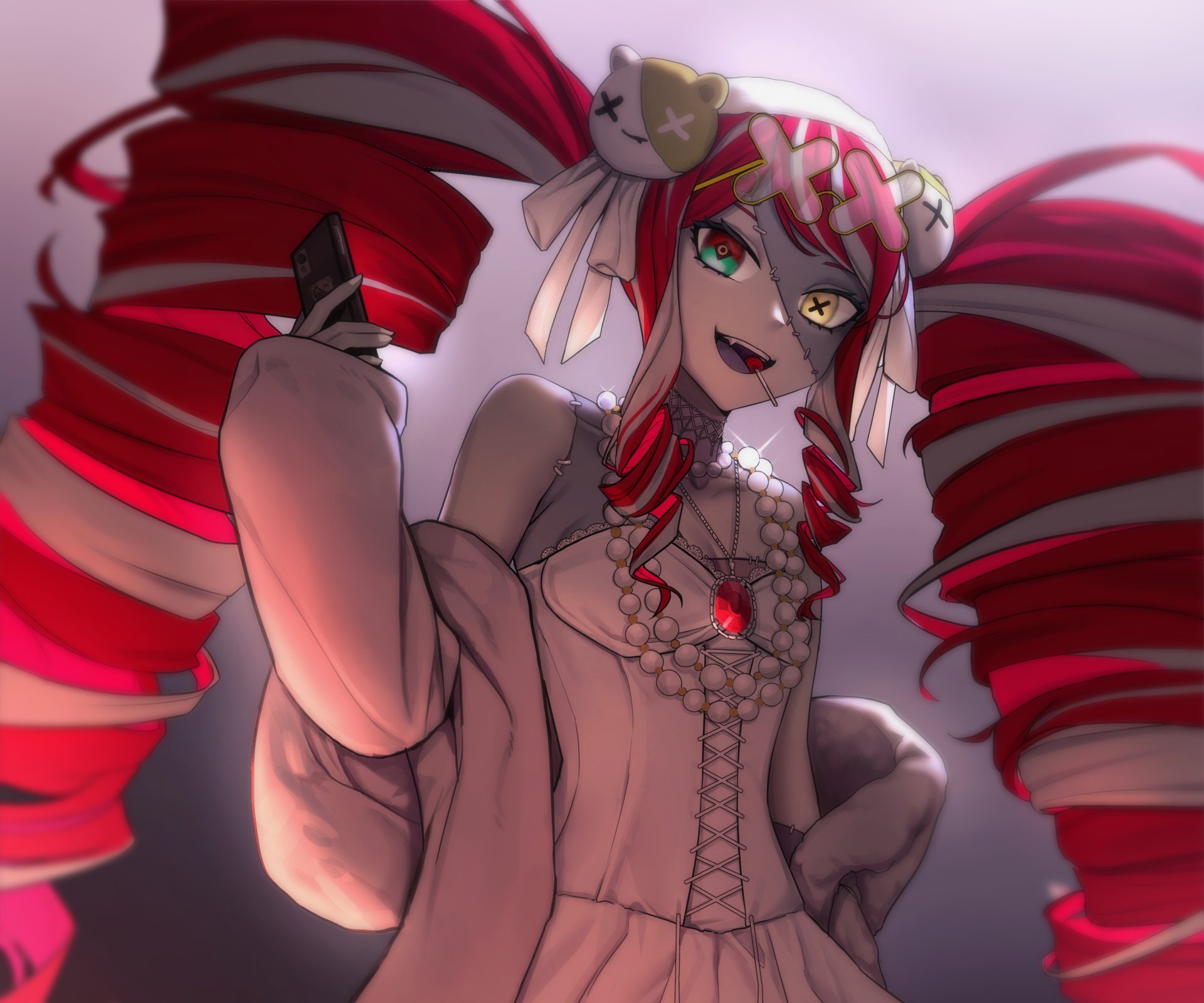 Download Hololive Kureiji Ollie Anime Virtual Youtuber HD Wallpaper