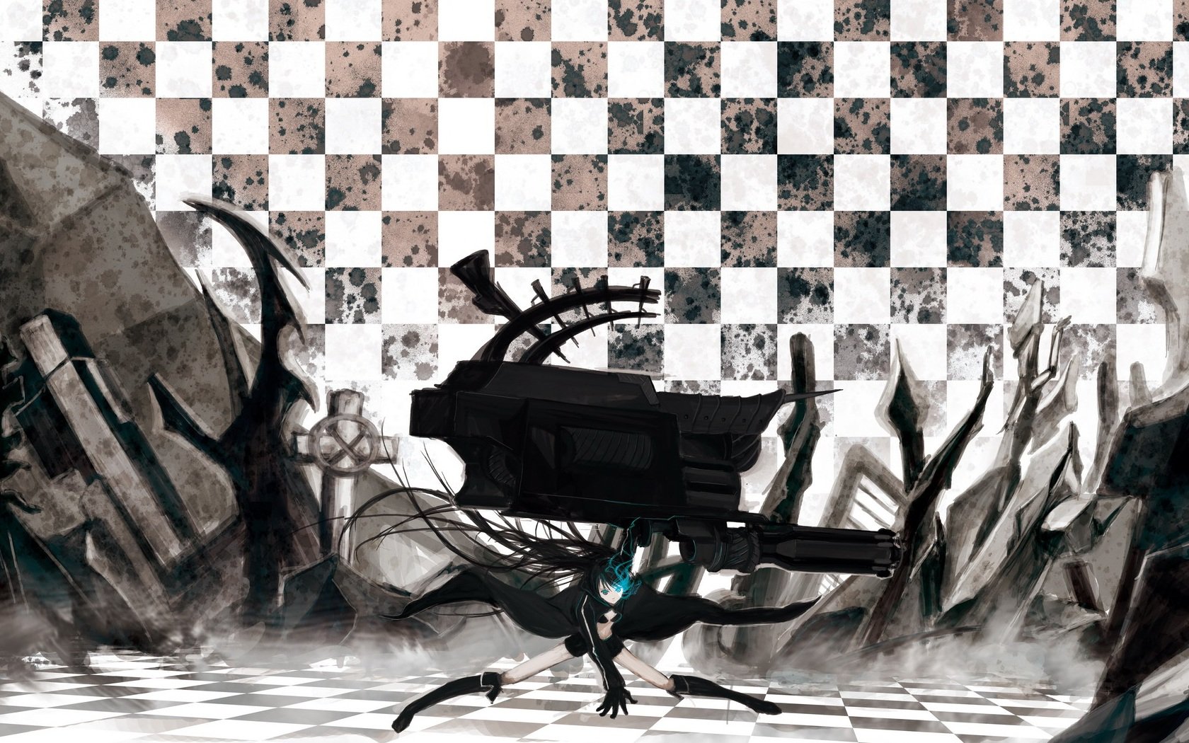 Download Anime Black Rock Shooter Wallpaper