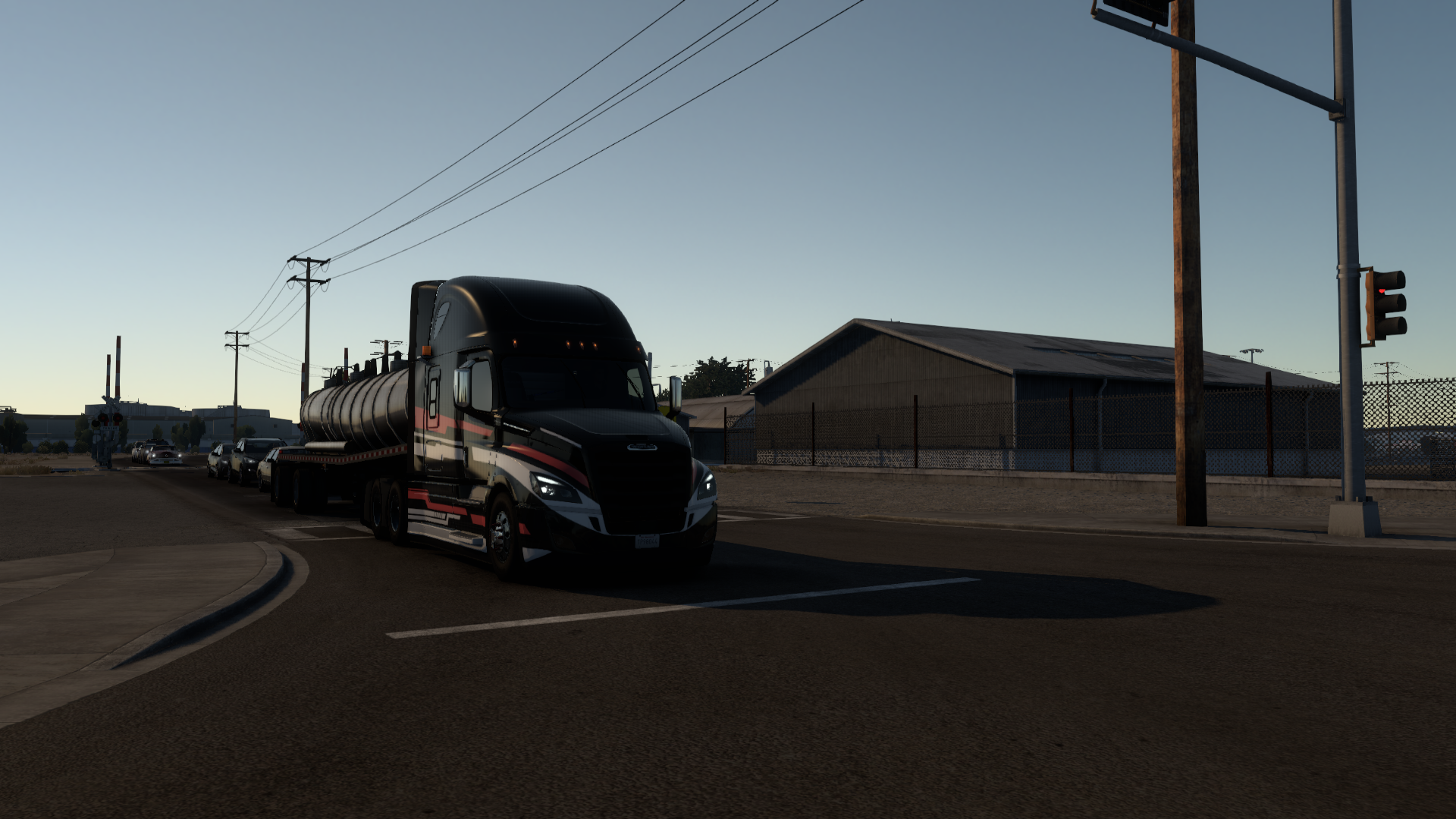 Download Evening Truck Freightliner Cascadia Video Game American Truck  Simulator HD Wallpaper by ArthurDwayne