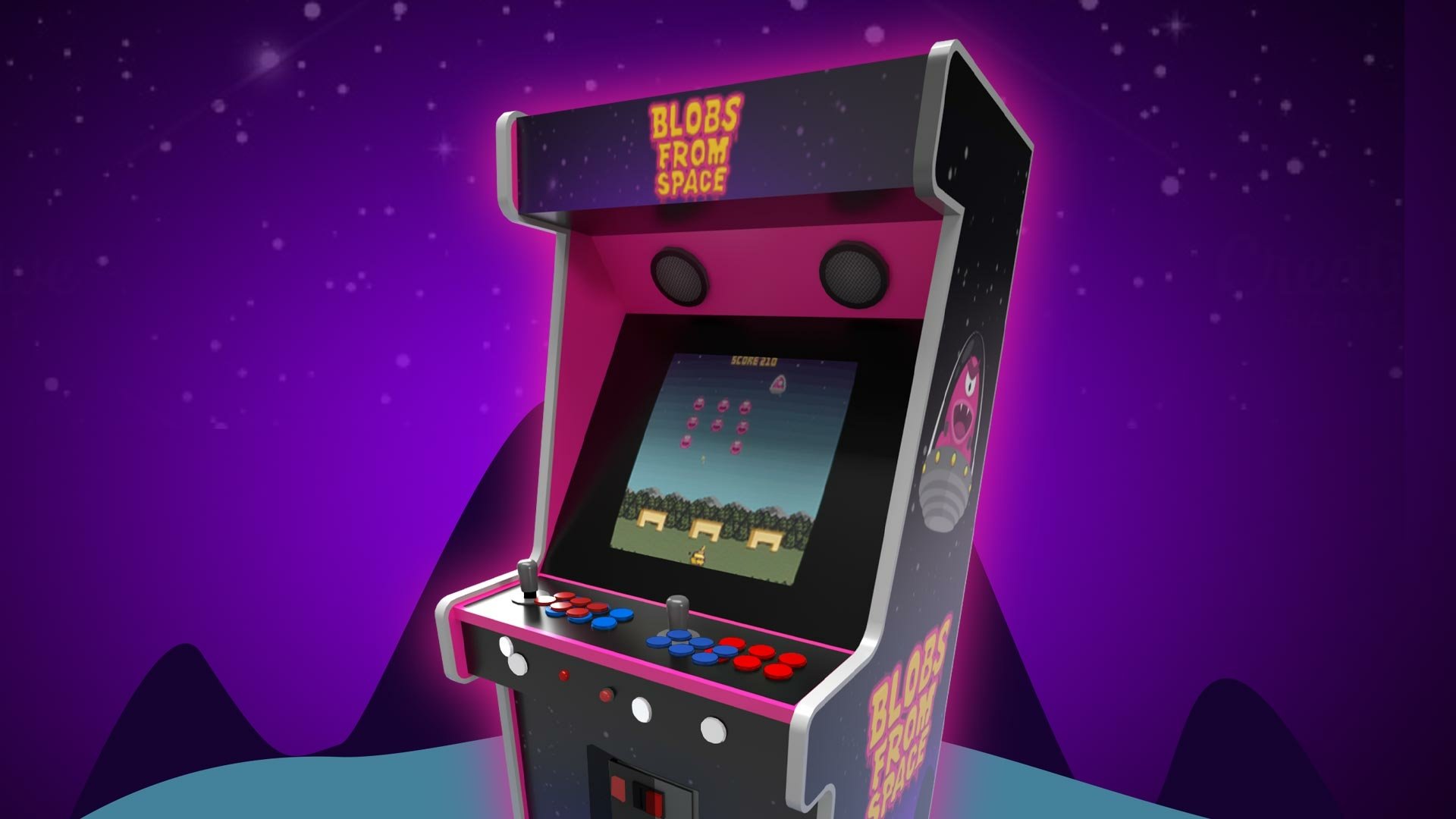 Download Video Game Arcade Paradise HD Wallpaper