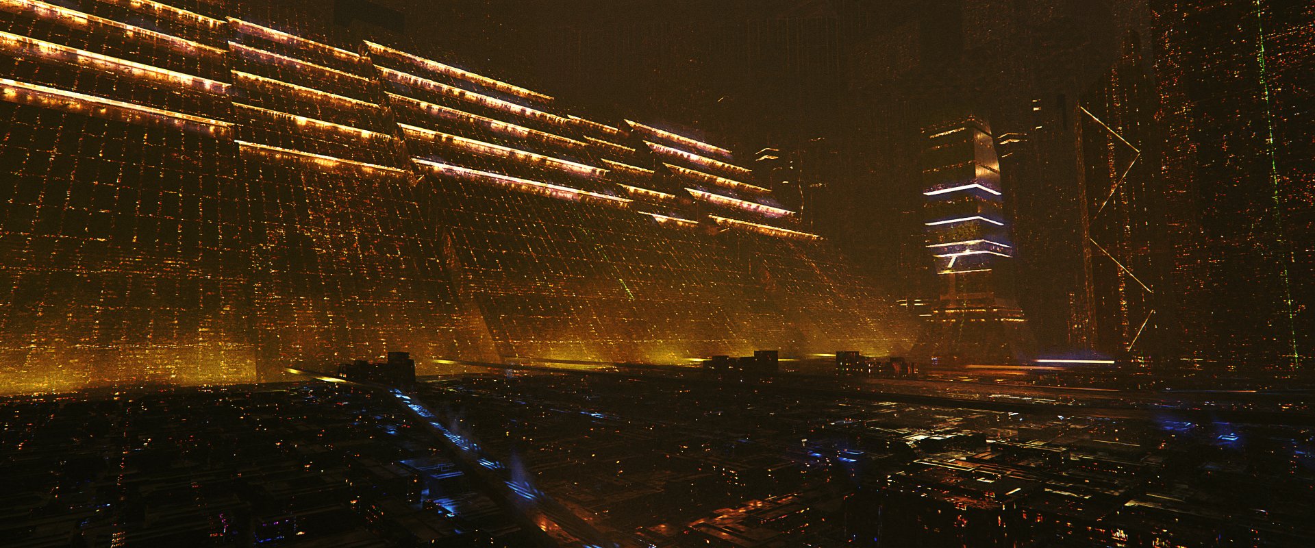 Download Sci Fi City Sci Fi City HD Wallpaper by Alex Underwood