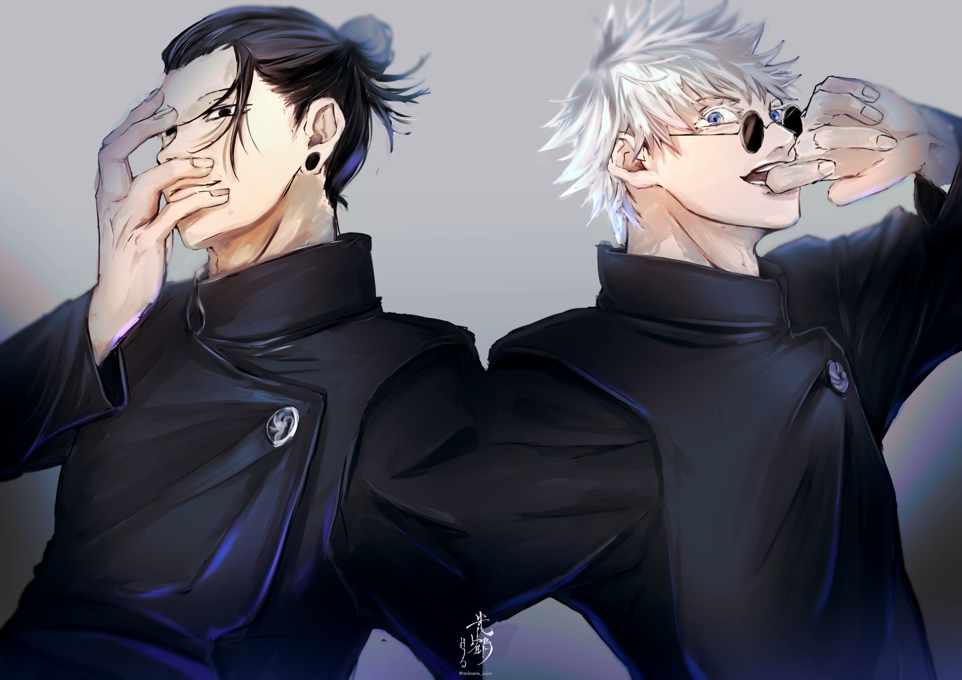 Download Satoru Gojo Suguru Geto Anime Jujutsu Kaisen Gojo & Geto HD Wallpaper by 光鶴