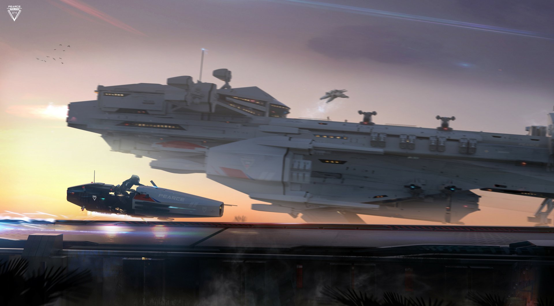 Download Sci Fi Spaceship HD Wallpaper by GARY SANCHEZ