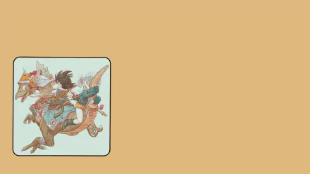 4K Ultra HD Dragon Ball anime wallpaper featuring Goku and Bulma riding a futuristic creature, designed for PC desktop backgrounds.