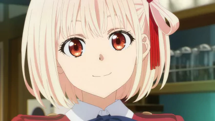 Chisato Nishikigi Anime Lycoris Recoil HD Desktop Wallpaper | Background Image