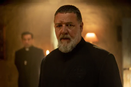Russell Crowe movie The Pope's Exorcist HD Desktop Wallpaper | Background Image