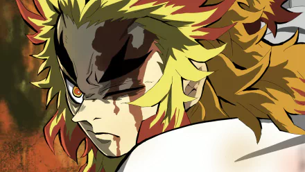 Kyojuro Rengoku Anime Demon Slayer: Kimetsu no Yaiba HD Desktop Wallpaper | Background Image