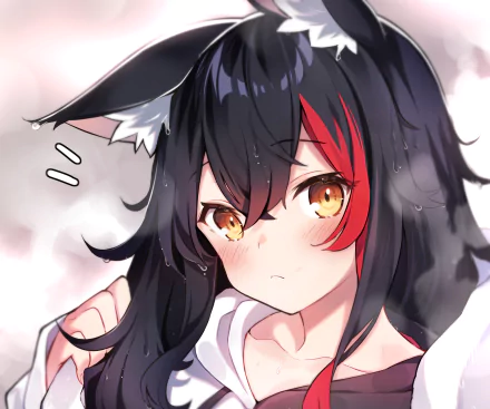 hololive Ookami Mio Anime Virtual Youtuber HD Desktop Wallpaper | Background Image