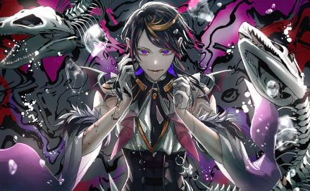 Luxiem Shu Yamino Anime Virtual Youtuber HD Desktop Wallpaper | Background Image