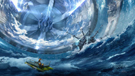  RENDEZVOUS WITH RAMA "To Sail the Cylindrical Sea" by Pablo Palomeque