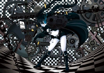Anime Black Rock Shooter HD Desktop Wallpaper | Background Image