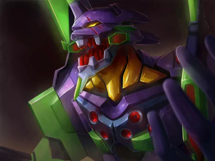  EVA-01 Berserk Mode by Herawan L. Utomo