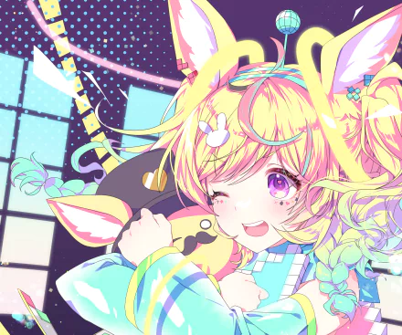 hololive Omaru Polka Anime Virtual Youtuber HD Desktop Wallpaper | Background Image