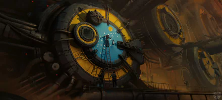 Sci Fi Structure HD Desktop Wallpaper | Background Image