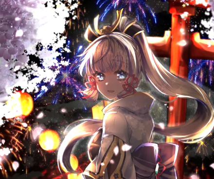 Kamisato Ayaka (Genshin Impact) video game Genshin Impact HD Desktop Wallpaper | Background Image