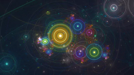 Abstract circle HD Desktop Wallpaper | Background Image