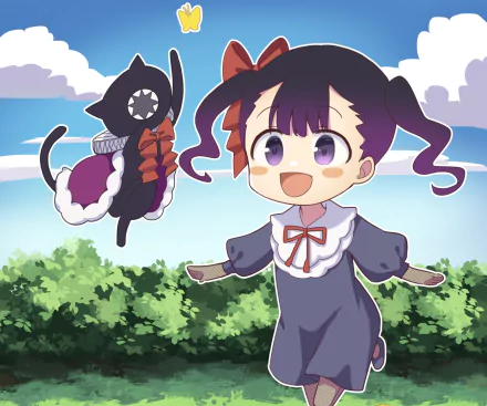 Anime Shadows House HD Desktop Wallpaper | Background Image