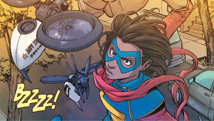 Kamala Khan Comic Ms. Marvel HD Desktop Wallpaper | Background Image