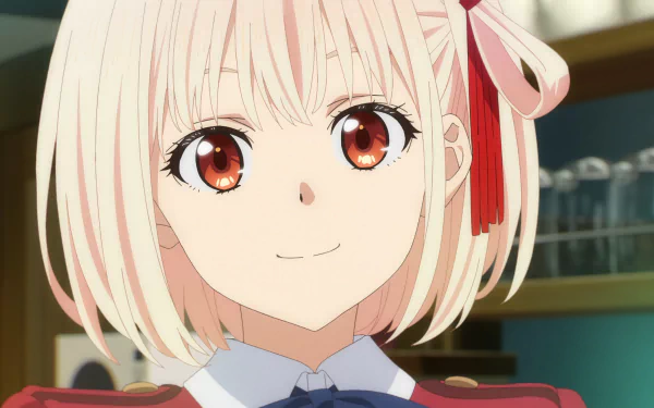 Chisato Nishikigi Anime Lycoris Recoil HD Desktop Wallpaper | Background Image